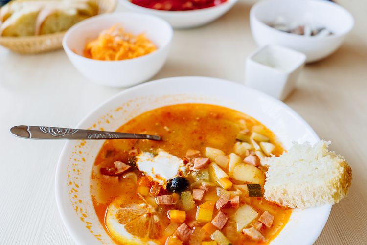 غذاهای سنتی روسیه